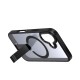 Hybrid Armor X case for iPhone 17 with MagSafe-compatible stand - black