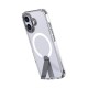 Hybrid Armor X Case for iPhone 17 with Stand, Compatible with MagSafe - Transparent