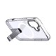 Hybrid Armor X Case for iPhone 17 with Stand, Compatible with MagSafe - Transparent