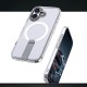 Hybrid Armor X Case for iPhone 17 with Stand, Compatible with MagSafe - Transparent