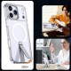 Hybrid Armor X Case for iPhone 17 Pro with Stand, Compatible with MagSafe - Transparent