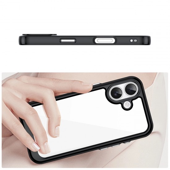 Outer Space iPhone 17 Case - Black Transparent