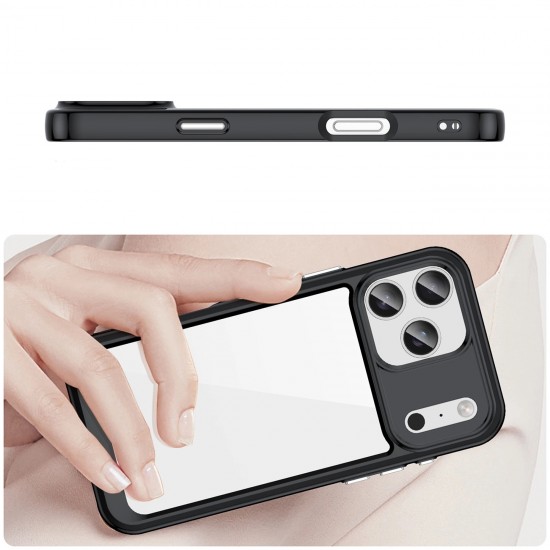 Outer Space Case for iPhone 17 Pro - Black Transparent
