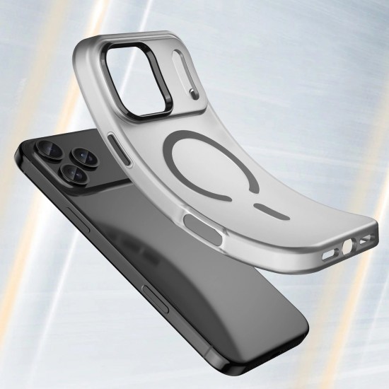 Magnetic Abrasive iPhone 17 Pro Case Compatible with MagSafe - Matte Black
