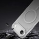 Magnetic Abrasive iPhone 17 Air Case Compatible with MagSafe - Matte White