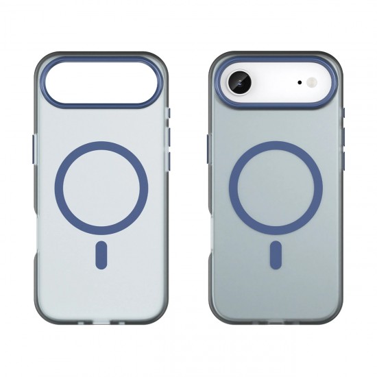 Magnetic Abrasive iPhone 17 Air Case Compatible with MagSafe - Matte Blue