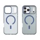 Magnetic Abrasive iPhone 17 Pro Case Compatible with MagSafe - Matte Blue