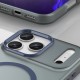 Magnetic Abrasive iPhone 17 Pro Case Compatible with MagSafe - Matte Blue