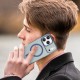 Magnetic Abrasive iPhone 17 Pro Case Compatible with MagSafe - Matte Blue