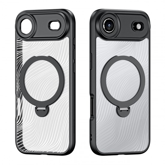 Dux Ducis Aimo Mag Case with Magnetic Ring and Stand for iPhone 17 Air – Black
