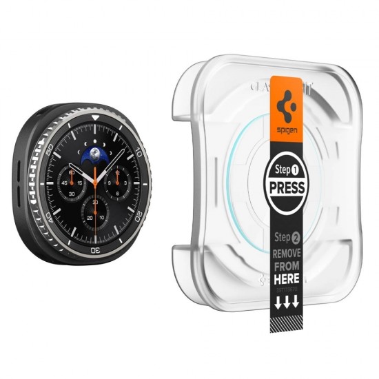 Spigen Glas.TR ”Ez-Fit” Tempered Glass for Samsung Galaxy Watch 8 46mm - Transparent