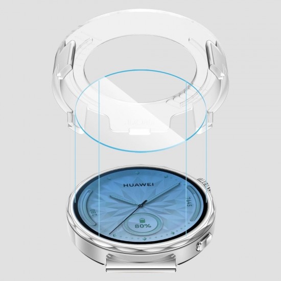 Tech-Protect Easy Set+ 2-pack tempered glass for Huawei Watch GT 5 41 mm - transparent