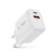Tech-Protect NCA20 PD 20W QC3.0 USB-A / USB-C Wall Charger - White