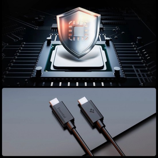 Spigen EB6010CC USB-C 60W Cable 100 cm - Black