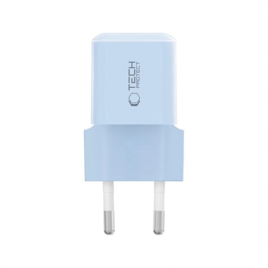 Tech-Protect NCM25 USB-C PD 25W Wall Charger - Blue