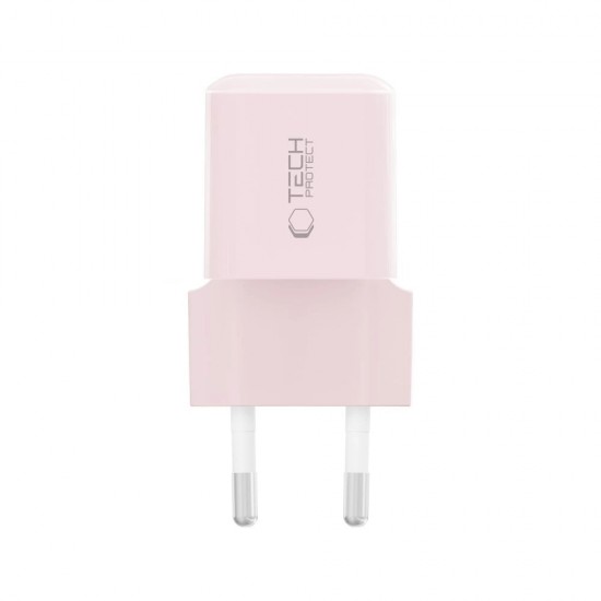 Tech-Protect NCM25 USB-C PD 25W Wall Charger - Pink