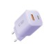 Tech-Protect NCM33 PD 33W QC3.0 USB-C / USB-C Wall Charger - Purple