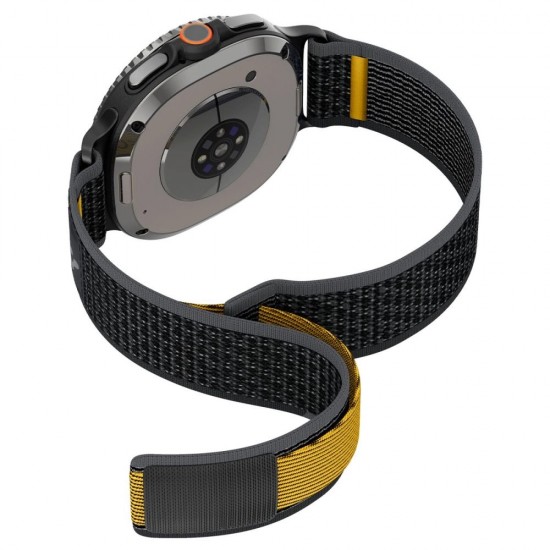 Spigen Athlex Air Strap for Samsung Galaxy Watch 40/44/46mm - Black and Yellow