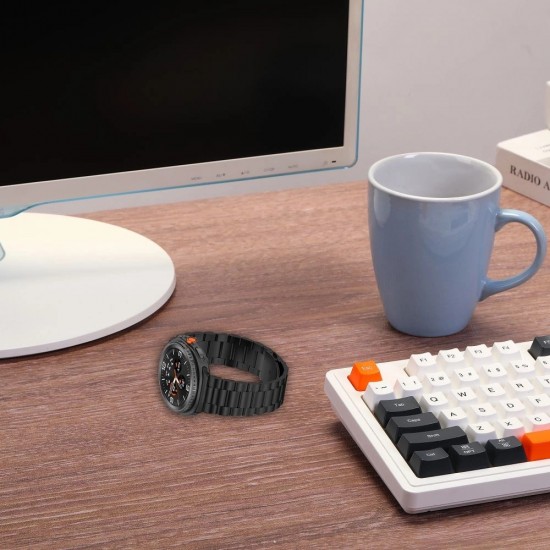 Tech-Protect Stainless Steel Strap for Samsung Galaxy Watch 40/44/46 mm - Silver