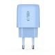 Tech-Protect NCA20 PD 20W QC3.0 USB-A / USB-C Wall Charger - Blue