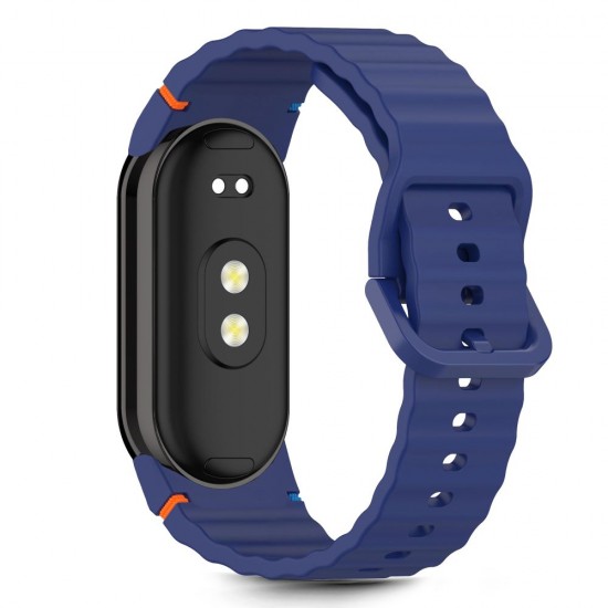 Tech-Protect Silicone Sport Strap for Xiaomi Smart Band 8 / 9 / 10 / NFC - Blue