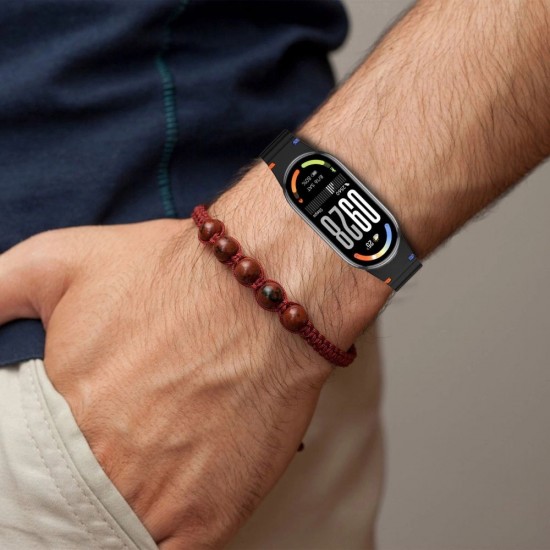 Tech-Protect Silicone Sport Strap for Xiaomi Smart Band 8 / 9 / 10 / NFC - Gray