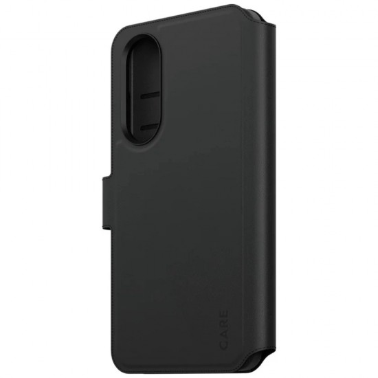 CARE by PanzerGlass Feature Tango 2in1 Wallet Qi Case for Samsung Galaxy S25 Edge - Black