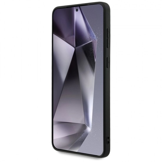 BMW Leather Oversized Stripes MagSafe case for Samsung Galaxy S25 Edge - black