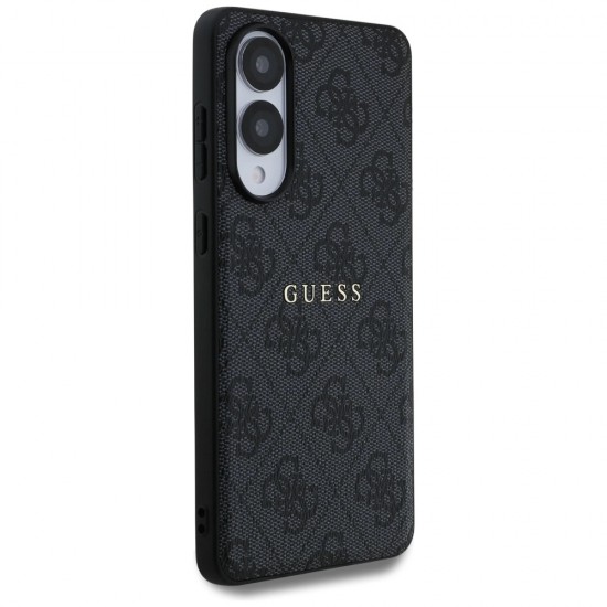 Guess 4G Ring Classic Logo MagSafe Case for Samsung Galaxy S25 Edge - Black