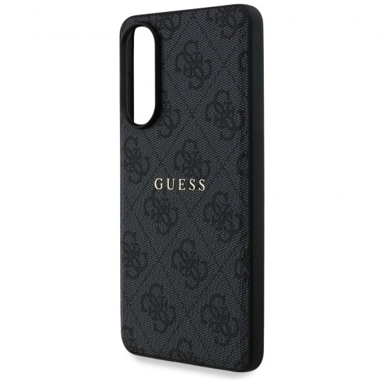 Guess 4G Ring Classic Logo MagSafe Case for Samsung Galaxy S25 Edge - Black