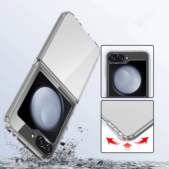 Tech-Protect FlexAir Hybrid Case for Samsung Galaxy Z Flip 6 / 7 FE - Transparent