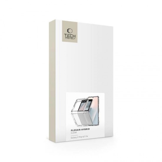 Tech-Protect FlexAir Hybrid Case for Samsung Galaxy Z Flip 6 / 7 FE - Transparent