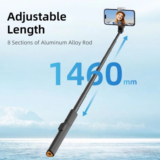 Selfie Stick Tech-Protect L09S with Tripod - Black