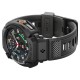 Spigen Rugged Armor Pro Strap for Samsung Galaxy Watch 8 Classic 46mm - Matte Black