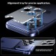 Tech-Protect Camring Fit+ Camera Cover for iPhone 14 Pro / Max / 15 Pro / Max / 16 Pro / Max / 17 Pro / Max - Clear