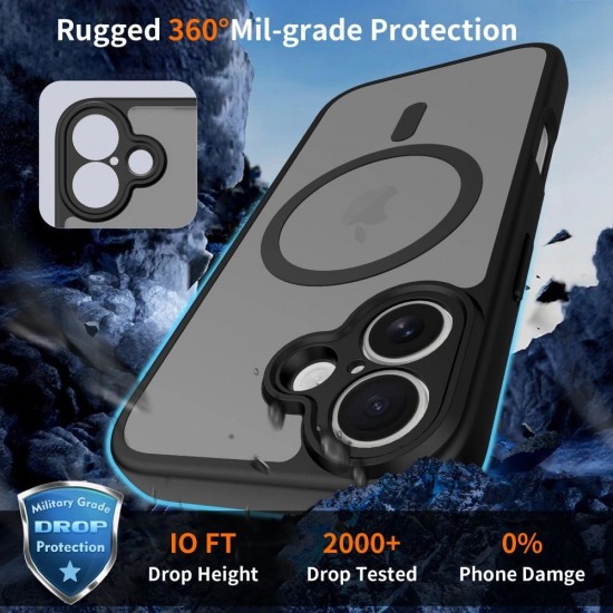 Tech-Protect BasicMag MagSafe Case for iPhone 17 - Matte Black