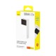 Baseus EnerFill FP41 30000mAh 22.5W Powerbank with Baseus Simple USB-A - USB-C 3A 30cm Cable - White