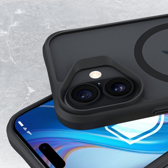 3mk Satin Armor MagCase for iPhone 17 - Black