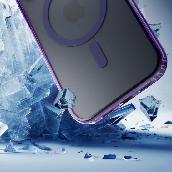 3mk Frosty MagCase for iPhone 17 Air - Purple