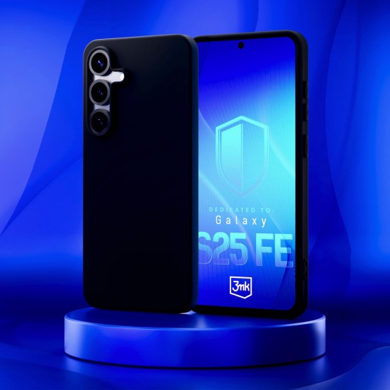 3mk Matt Case for Samsung Galaxy S25 FE - Matte Black