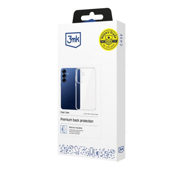 3mk Clear Case for Samsung Galaxy S25 FE - transparent