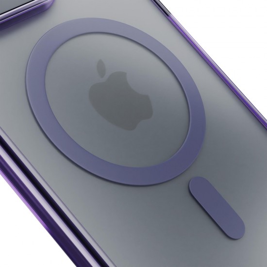 3mk Frosty MagCase for iPhone 17 - purple