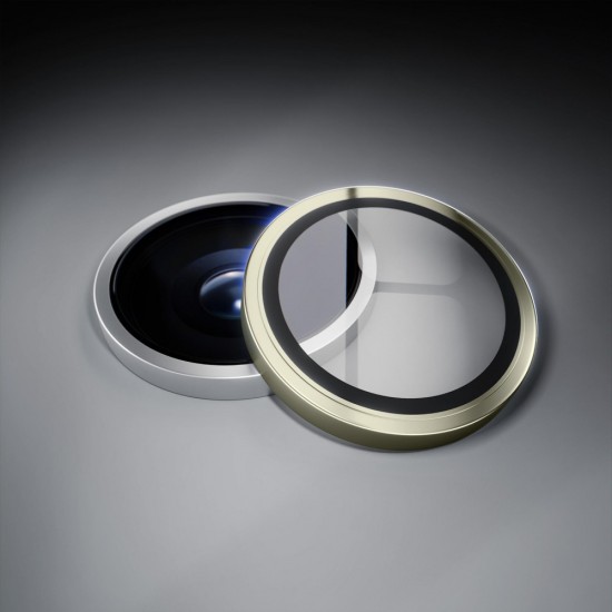 3mk Lens Protection Pro Tempered Glass for iPhone 16e - Gold