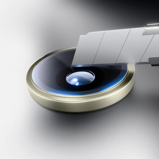 3mk Lens Protection Pro Tempered Glass for iPhone 16e - Gold