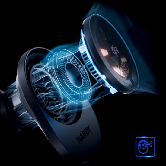 Car air vent holder 3mk Hardy AeroCharger 15W Qi2/MagSafe - black