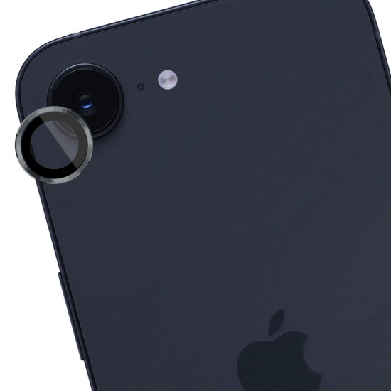 3mk Lens Protection Pro Tempered Glass for iPhone 16e - Gray