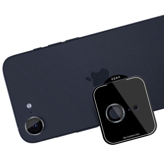 3mk Lens Protection Pro Tempered Glass for iPhone 16e - Gray