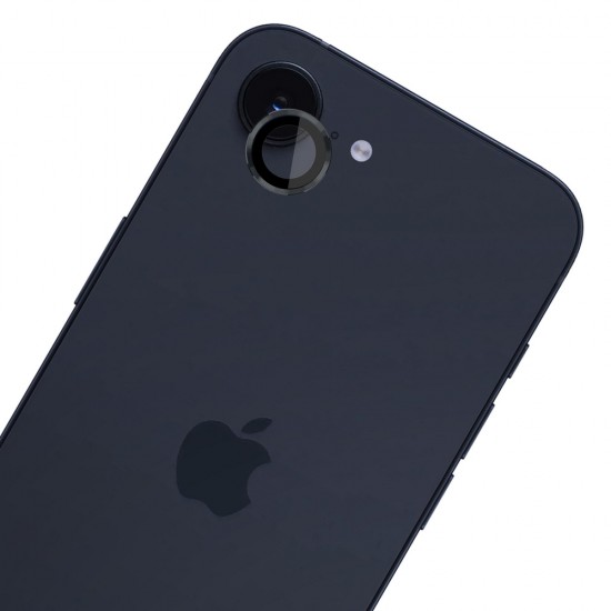 3mk Lens Protection Pro Tempered Glass for iPhone 16e - Black