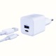 3mk Hyper GaN Charger 20W QC4+ PD PPS USB-C USB-A Wall Charger - White
