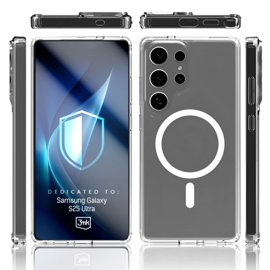 3mk Armor MagCase for Samsung Galaxy S25 Ultra - Transparent